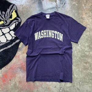 Vintage champion purple washington university shirt